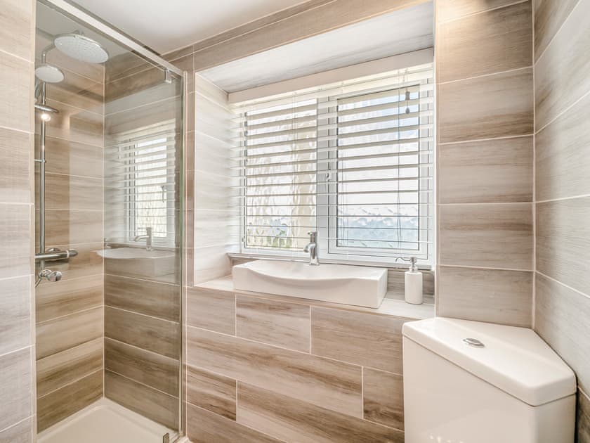 Bathroom | Crownhill Bay Garden Suite - Crownhill Bay House, Down Thomas, near Plymouth