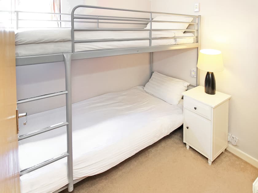 Bunk bedroom | Green Cottage, Borth Y Guest, near Porthmadog