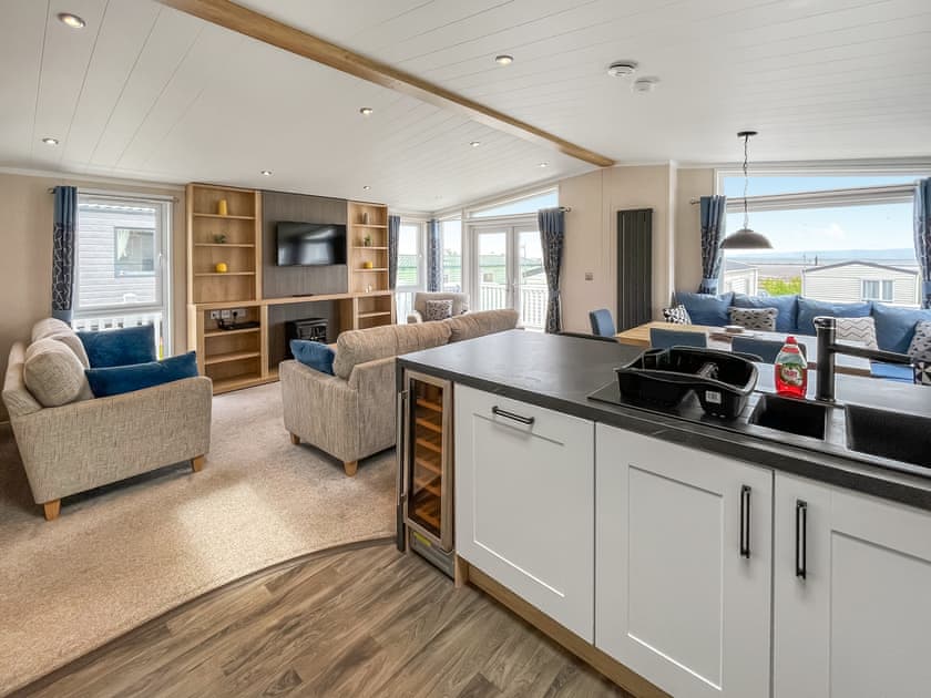 Open plan living space | Sea View 82 - Bonnie Escapes, Southerness
