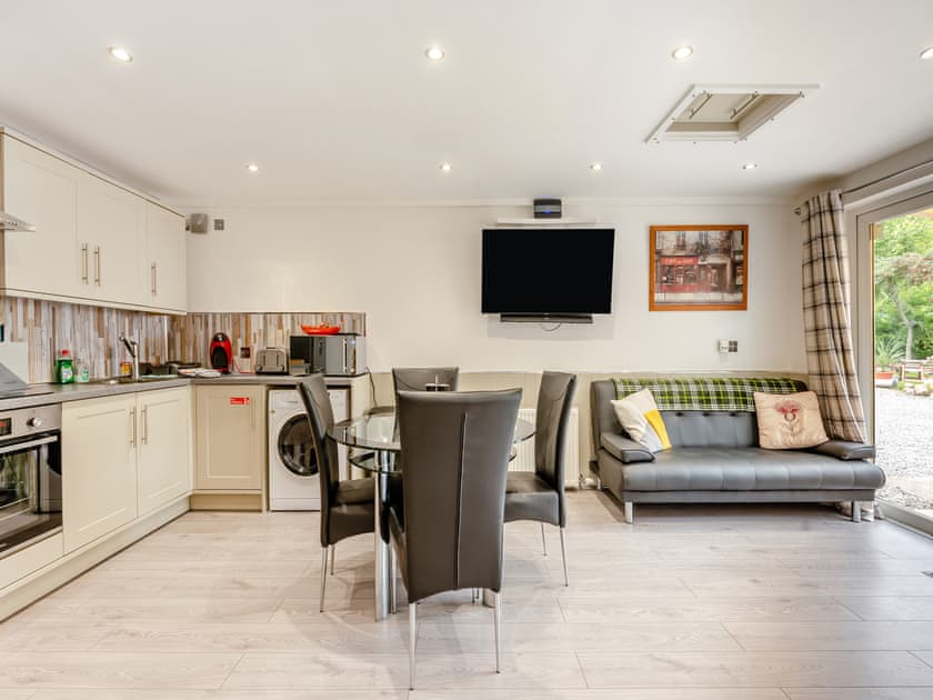 Open plan living space | White Water - Highland Retreats, Cannich, near Beauly