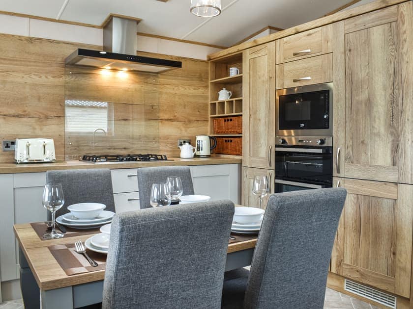 Kitchen/diner | Ambleside Lodge, Heysham, near Lancaster