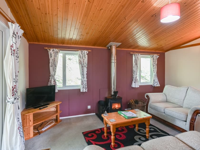 Living area | Garth Holiday Park - The Squirrels Drey C32 - Garth Caravan Park, Machynlleth