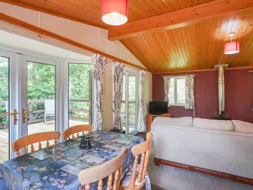 Dining Area | Garth Holiday Park - The Squirrels Drey C32 - Garth Caravan Park, Machynlleth
