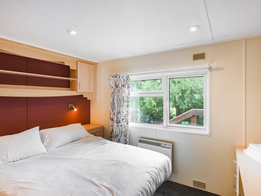 Double bedroom | Garth Holiday Park - The Squirrels Drey C32 - Garth Caravan Park, Machynlleth