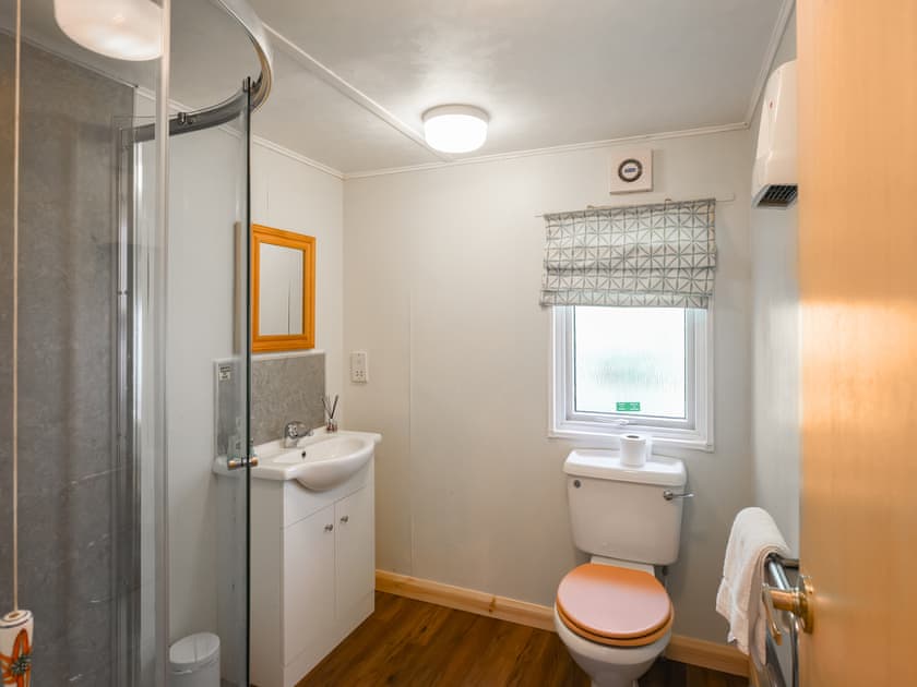 Shower room | Garth Holiday Park - The Squirrels Drey C32 - Garth Caravan Park, Machynlleth