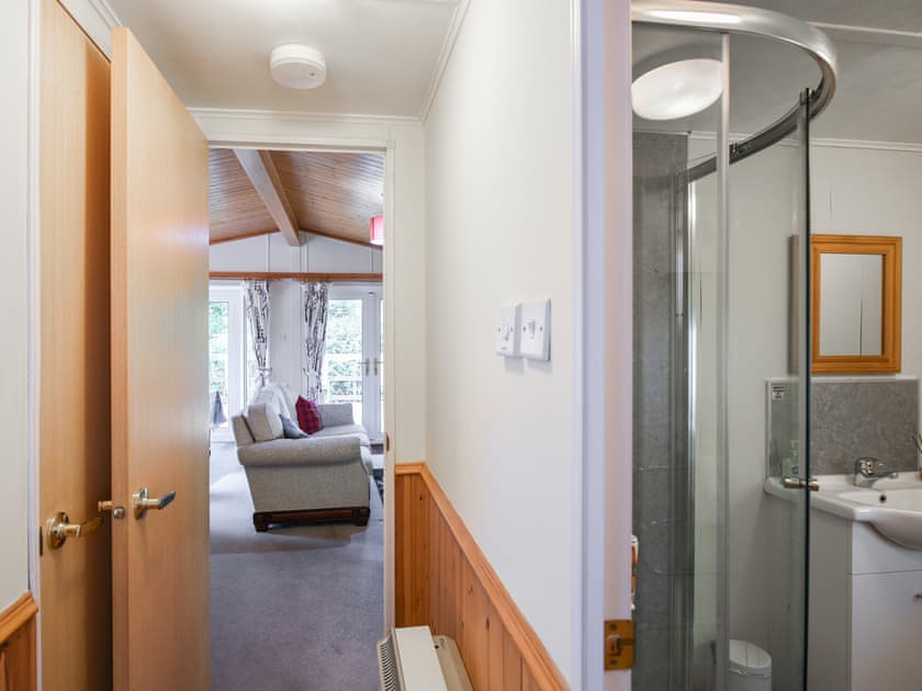 Hallway | Garth Holiday Park - The Squirrels Drey C32 - Garth Caravan Park, Machynlleth