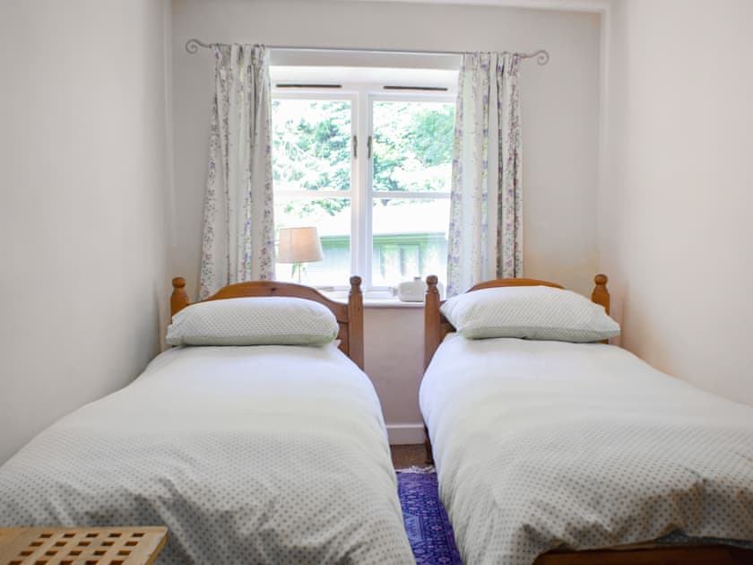 Twin bedroom | Wood Cottage, Stackpole Cheriton, near Pembroke