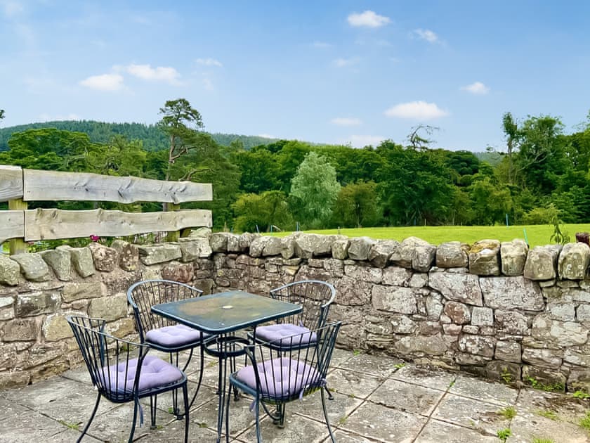 Patio | Groom’s Cottage, Chatton, near Alnwick