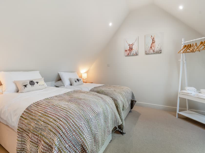 Twin bedroom | Swallow Barn, Whitby, near Danby