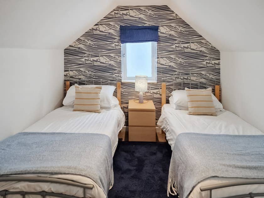 Twin bedroom | Ocean View, Mawgan Porth