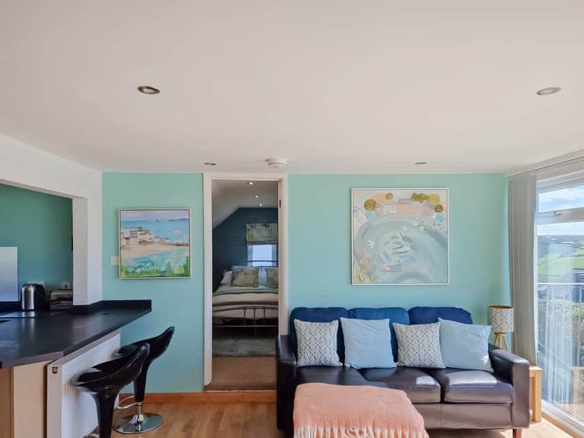 Living area | Ocean View, Mawgan Porth