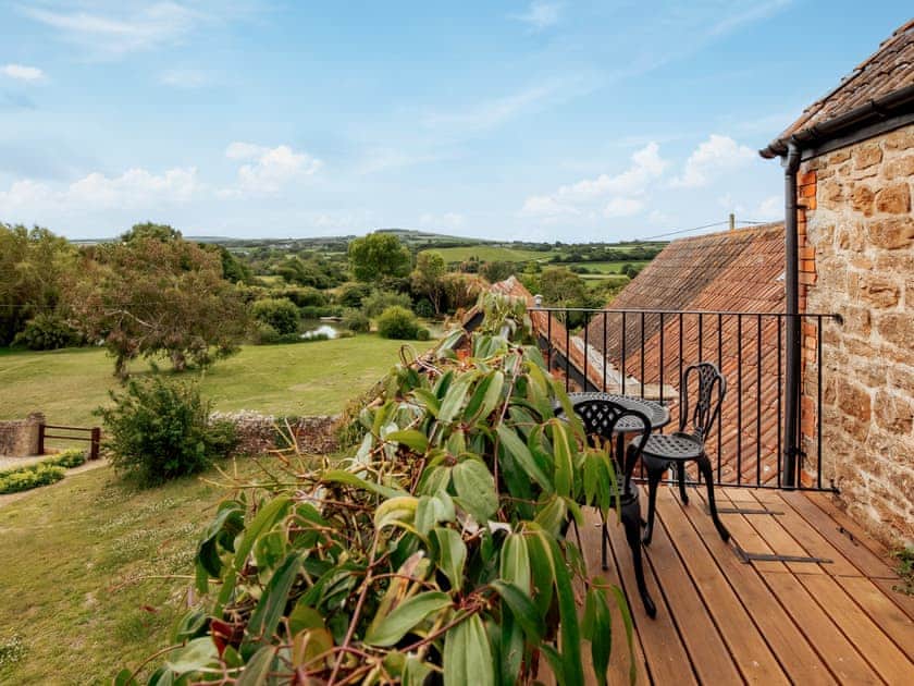 Balcony | Hayloft Cottage - Rudge Farm Cottages, Chilcombe, near Bridport