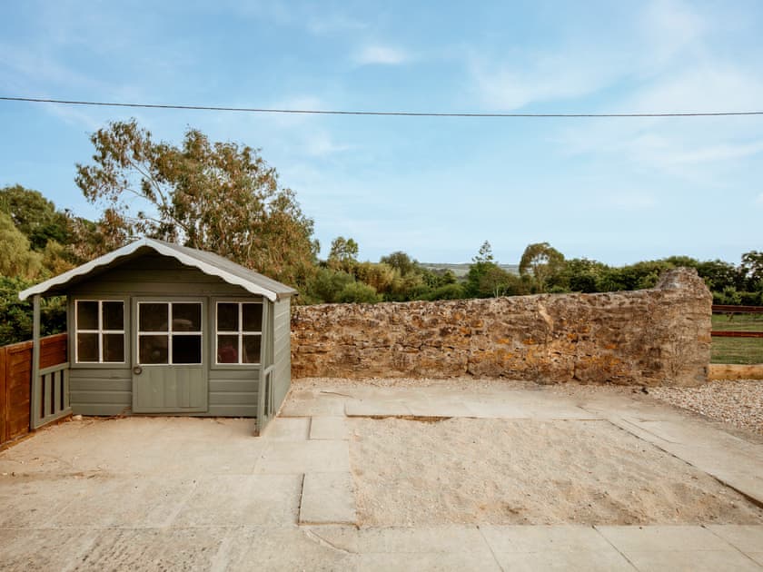 Outdoor area | Pigsty Cottage - Rudge Farm Cottages, Chilcombe, near Bridport