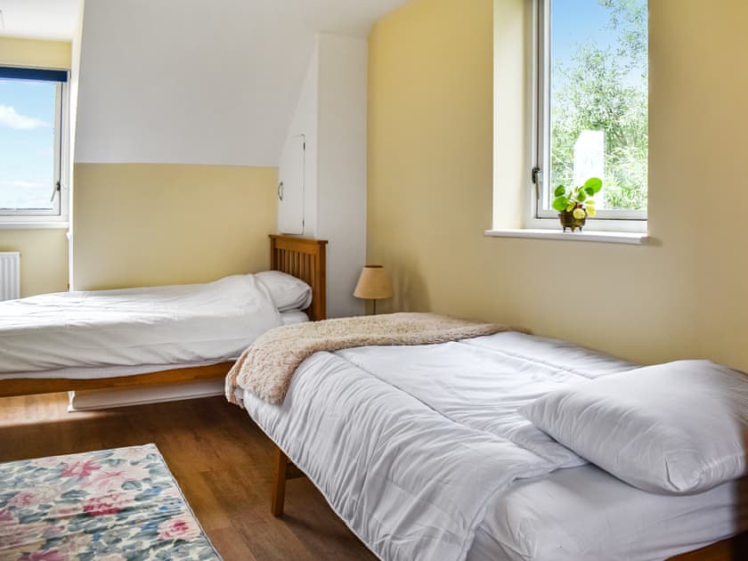 Family bedroom for up to 4 people containing 2 double beds that can be configured as singles  | The Boat House, Canterbury