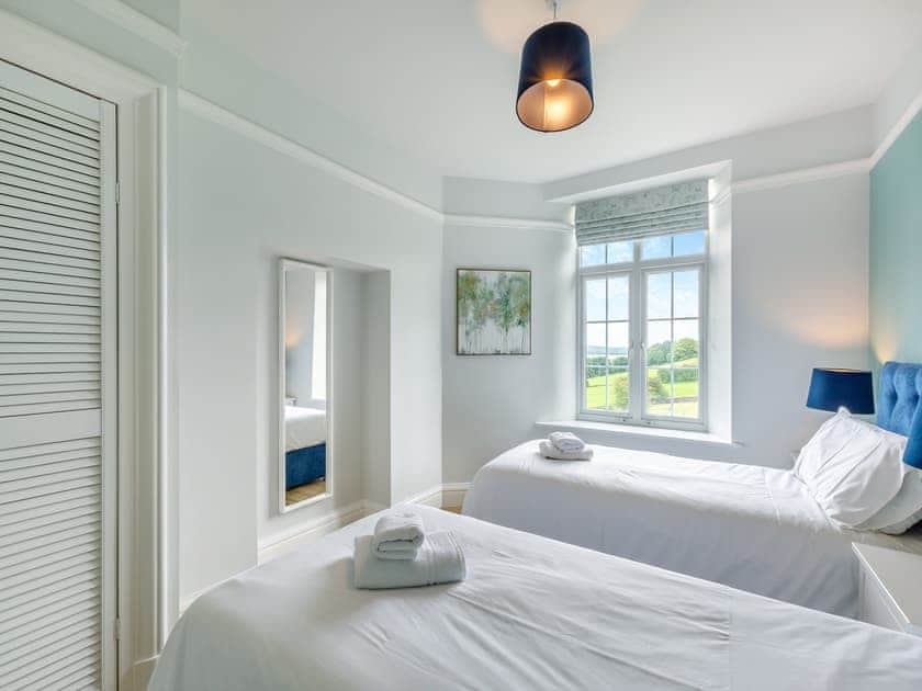 Twin bedroom | Baycliff Apartment - Meathop Fell Caravan Club Apartments and Cottage, Meathop, near Grange-over-Sands