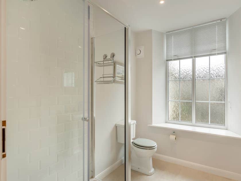Shower room | Silverdale Apartment - Meathop Fell Caravan Club Apartments and Cottage, Meathop, near Grange-over-Sands