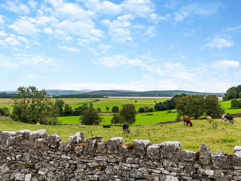 Garden | Silverdale Apartment - Meathop Fell Caravan Club Apartments and Cottage, Meathop, near Grange-over-Sands