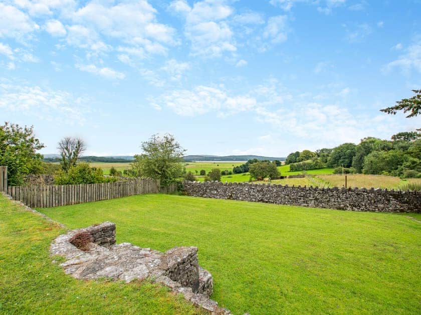 Garden | Arnside Apartment - Meathop Fell Caravan Club Apartments and Cottage, Meathop, near Grange-over-Sands