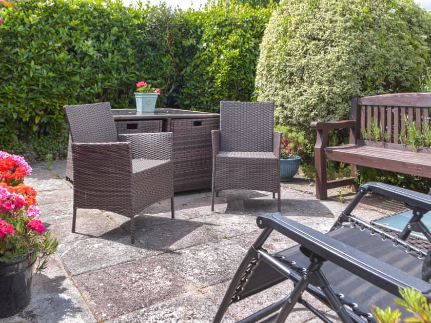 Sitting-out-area | Culver Park Cottage, Tenby, near Pembrokeshire