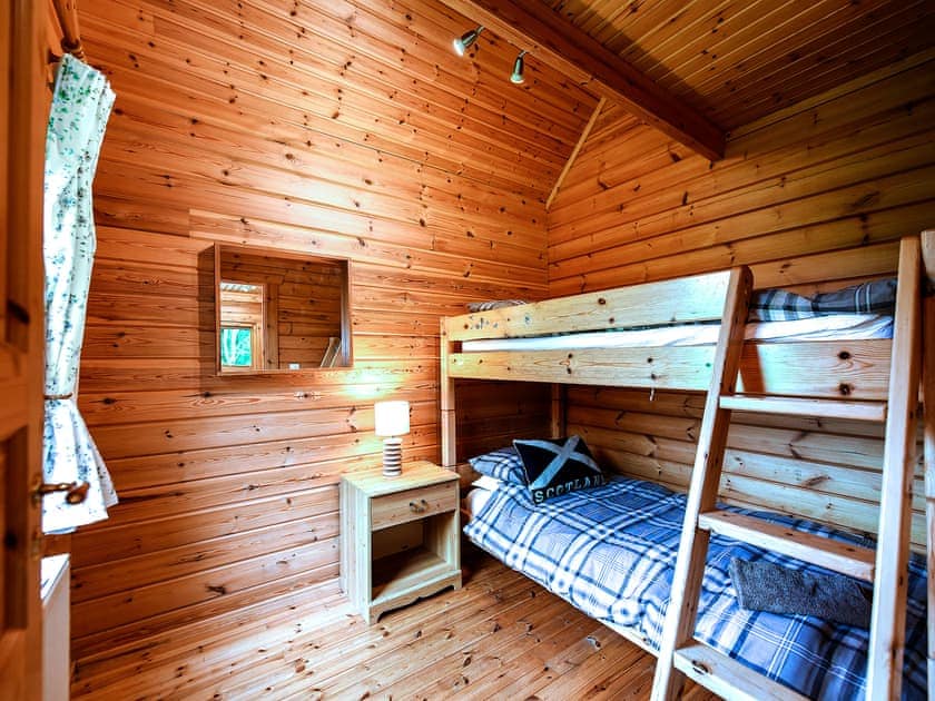 Lovely bunk bedded room | Criffel Lodge, Tongland, Kirkcudbright