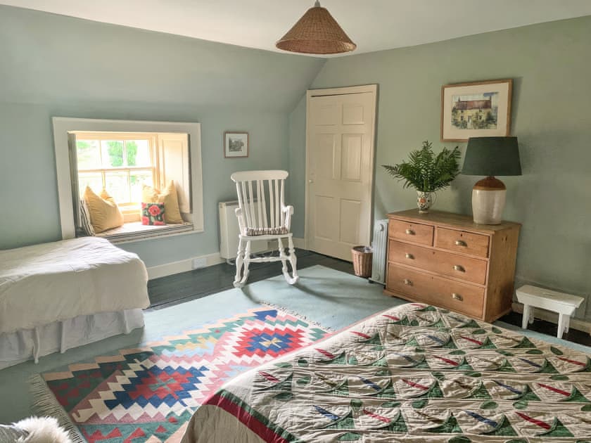 Twin bedroom | Pennywells Cottage, Alnham near Rothbury