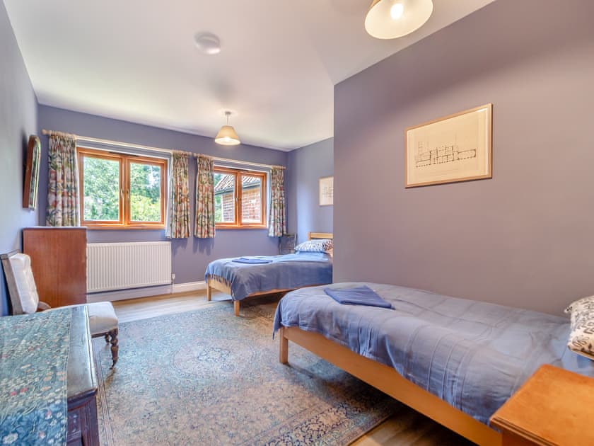 Twin bedroom | St Mary’s Chapel, New Buckenham