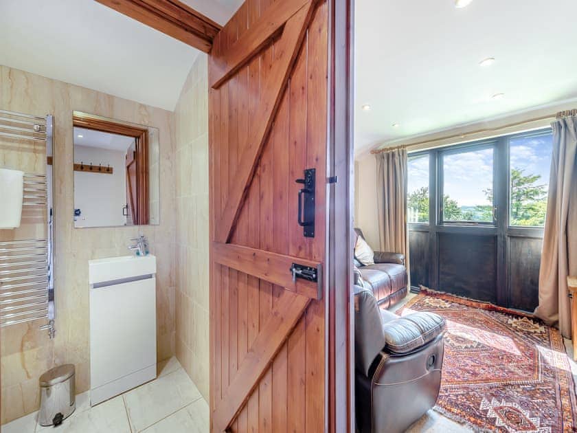 Shower room | Rhandir Barn - Cennen Cottages at Rhandir Farm, Trapp, near Llandeilo