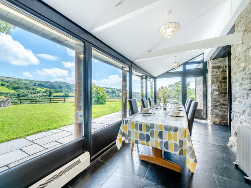 Dining room | Rhandir Long House - Cennen Cottages at Rhandir Farm, Trapp, near Llandeilo