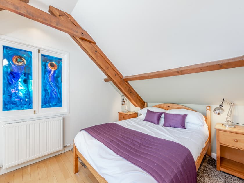 Double bedroom | Rhandir Long House - Cennen Cottages at Rhandir Farm, Trapp, near Llandeilo