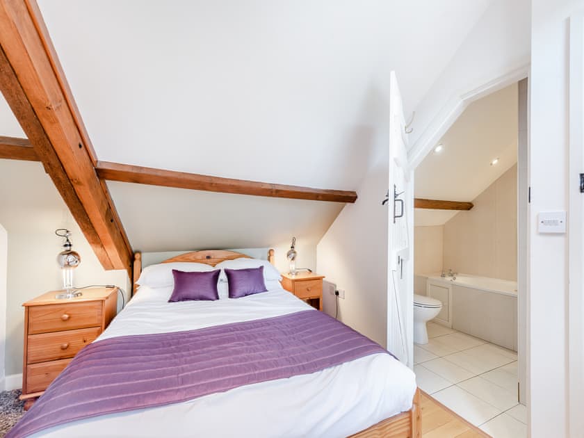 Double bedroom | Rhandir Long House - Cennen Cottages at Rhandir Farm, Trapp, near Llandeilo