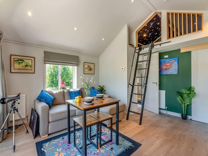 Living area | Cranborne Chase Stargazer - Whitey Top Lodges, Pentridge