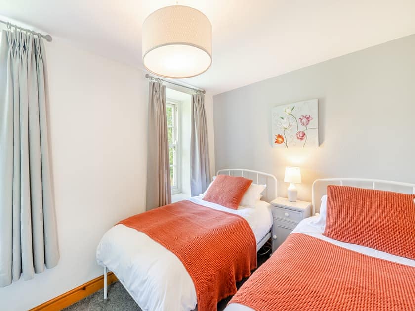 Garden annexe twin bedroom  | Great Horner, Halwell, near Totnes