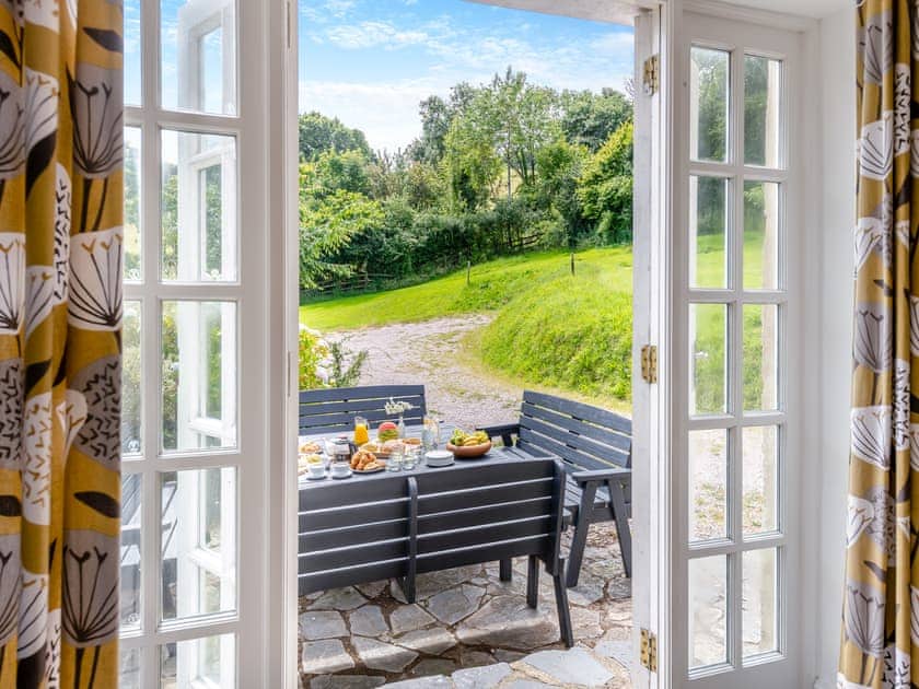 Outside seating area  | Great Horner, Halwell, near Totnes