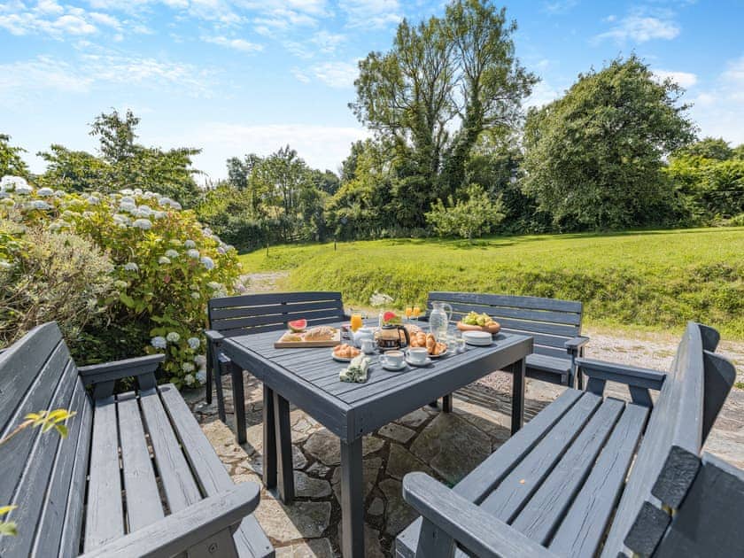 Outside seating area  | Great Horner, Halwell, near Totnes
