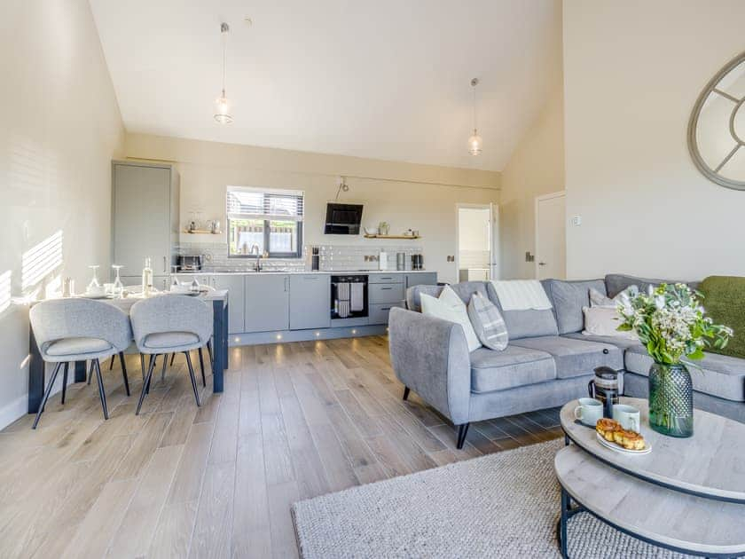 Open plan living space | Root - Pentre Lodges, Mochdre,Newtown