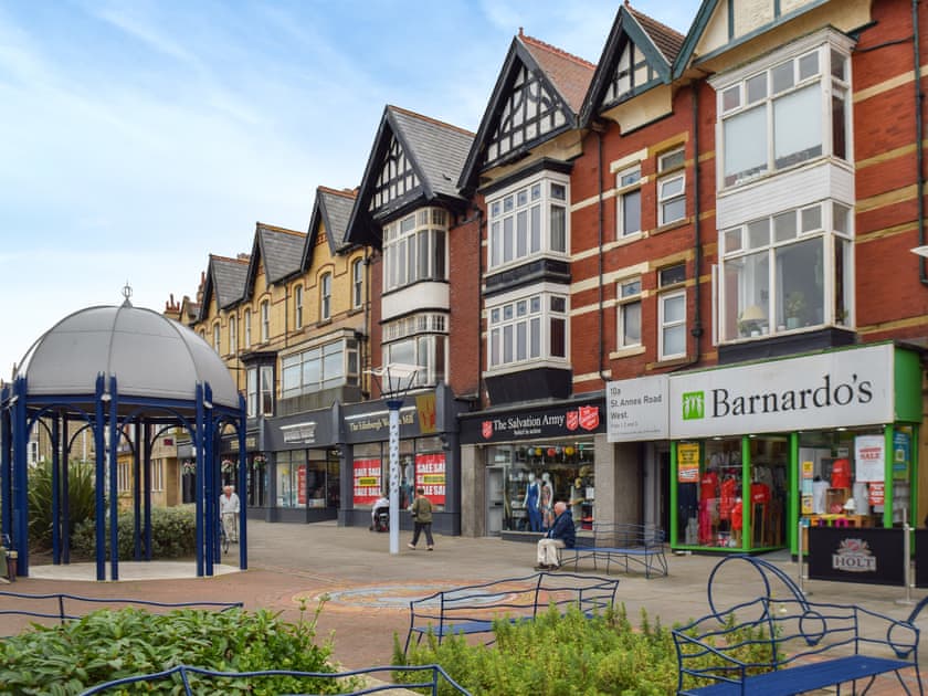 Front of the apartment above the shops | The Maisonette, St Annes