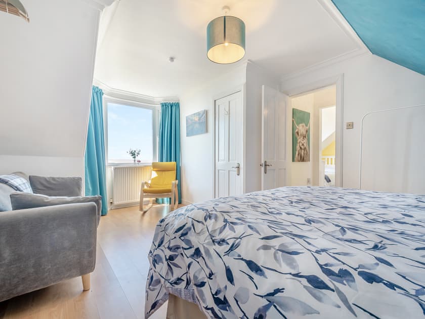 Upstairs double bedroom  | Aird Cottage, Dunure