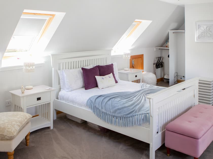 Relaxing double bedroom | Rose Cottage, Dingwall