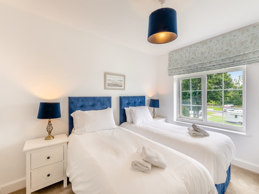 Twin bedroom | Cartmel Cottage - Meathop Fell Caravan Club Apartments and Cottage, Meathop, near Grange-over-Sands