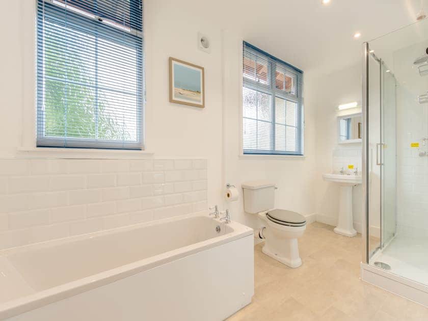 Bathroom | Levans Cottage - Meathop Fell Caravan Club Apartments and Cottage, Meathop, near Grange-over-Sands