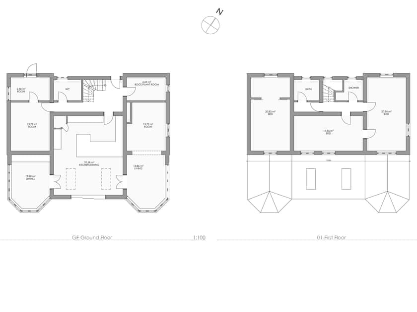 Floor plan | Woodlea Farm, Medstead, near Alton