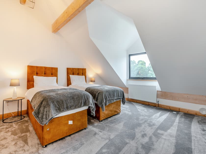 Twin bedroom | Glebe House, Finghall, Leyburn