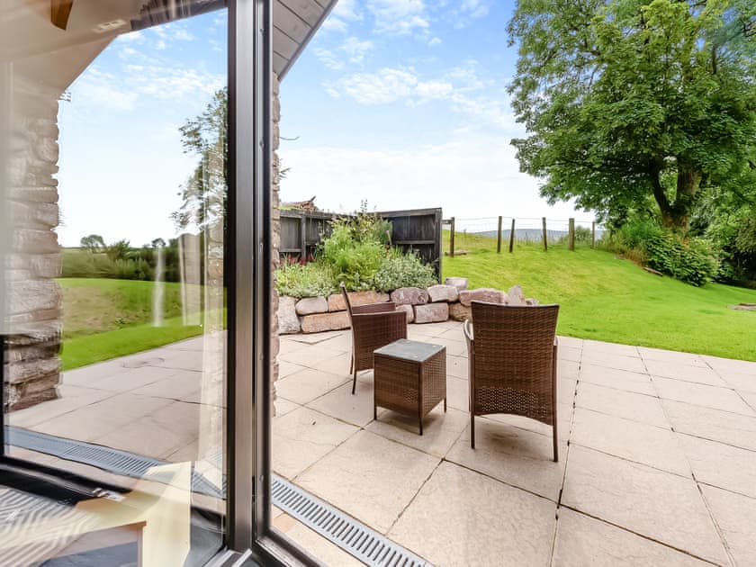 Terrace | Y Bwthyn - Cennen Cottages at Blaenllynnant, Gwynfe, Llangadog
