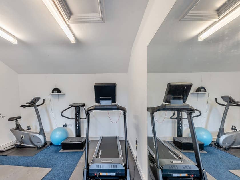 Gym | Ty Nant  - Cennen Cottages at Blaenllynnant, Gwynfe, Llangadog