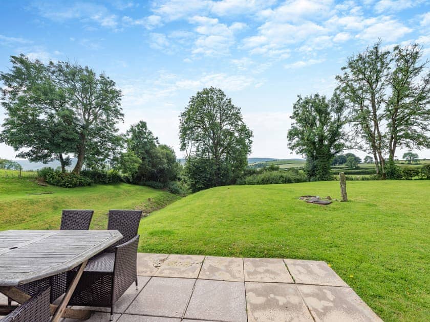 Terrace | Ty Nant  - Cennen Cottages at Blaenllynnant, Gwynfe, Llangadog