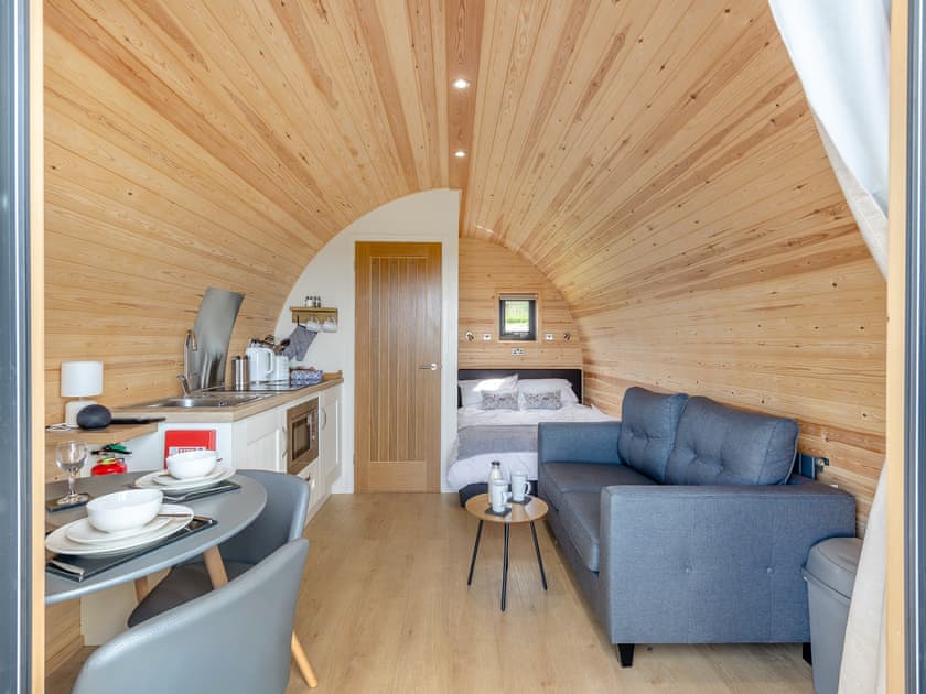 Open plan living space | Dyfi - Glampio Ger Y Gors Glamping, Talybont, near Borth