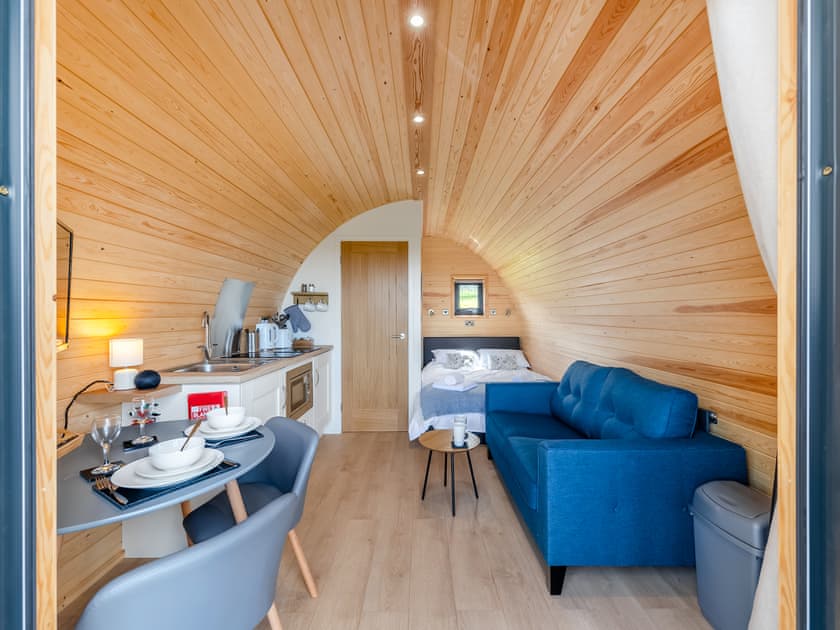 Open plan living space | Leri - Glampio Ger Y Gors Glamping, Talybont, near Borth