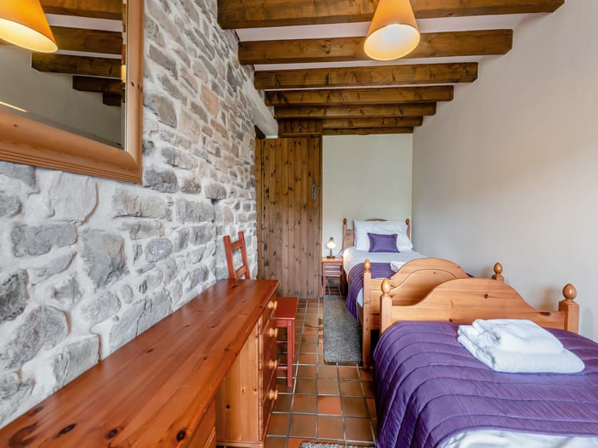 Twin bedroom | Rhyblid Fach, Myddfai, Llandovery