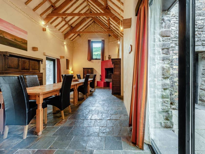 Dining Area | Ysgubor Fawr - Cennen Cottages at Blaenllynnant, Gwynfe, Llangadog