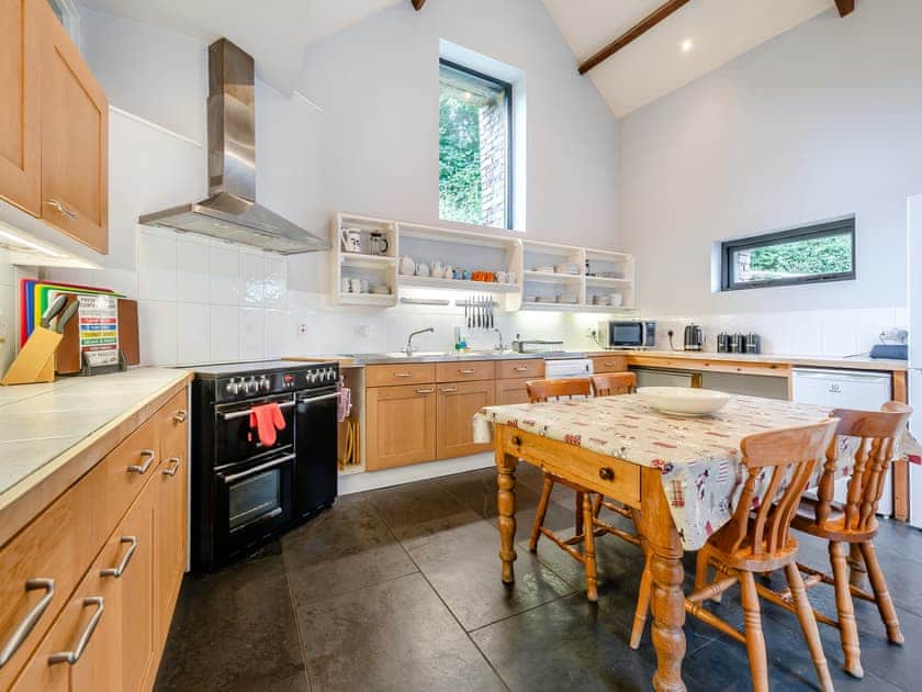 Kitchen | Ysgubor Fawr - Cennen Cottages at Blaenllynnant, Gwynfe, Llangadog